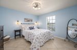 Guest Bedroom with Queen Size Bed and Garden View
